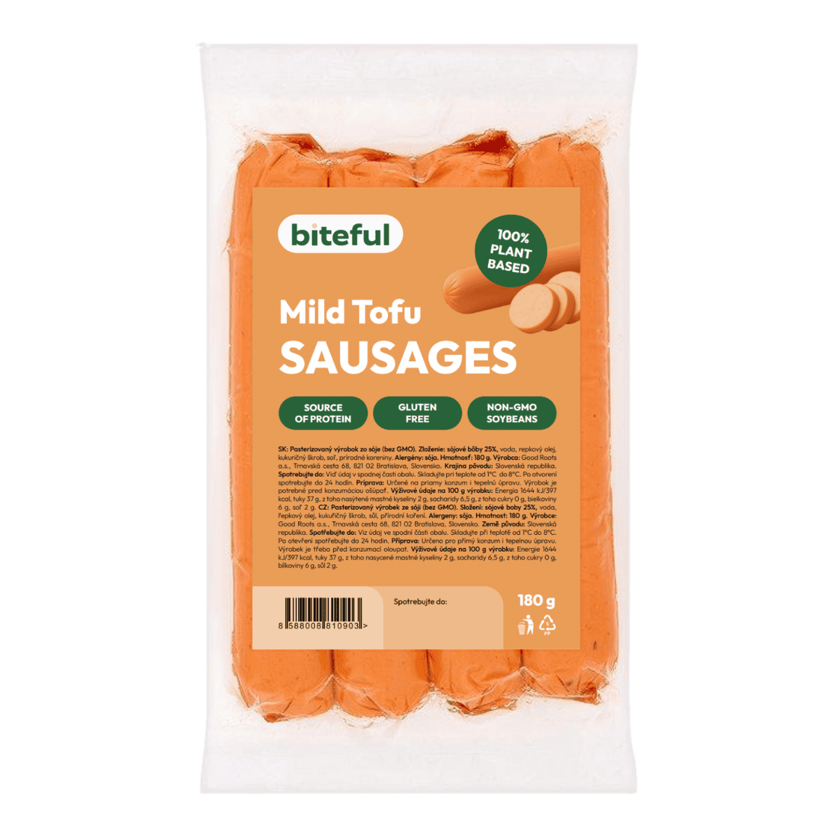 Mild sausages